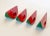 Vintage Folk Art Watermelon Napkin Rings For Sale - Image 10 of 13