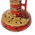 Large Vintage Red and Yellow Ceramic Lamp Base, 1960s For Sale - Image 12 of 18