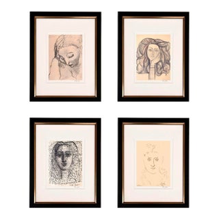 Pablo Picasso Women Set of 4 Framed For Sale
