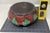 Vintage Majolica Style Red Lilly Pond With 10 Frogs Perched on Edge. For Sale - Image 4 of 4