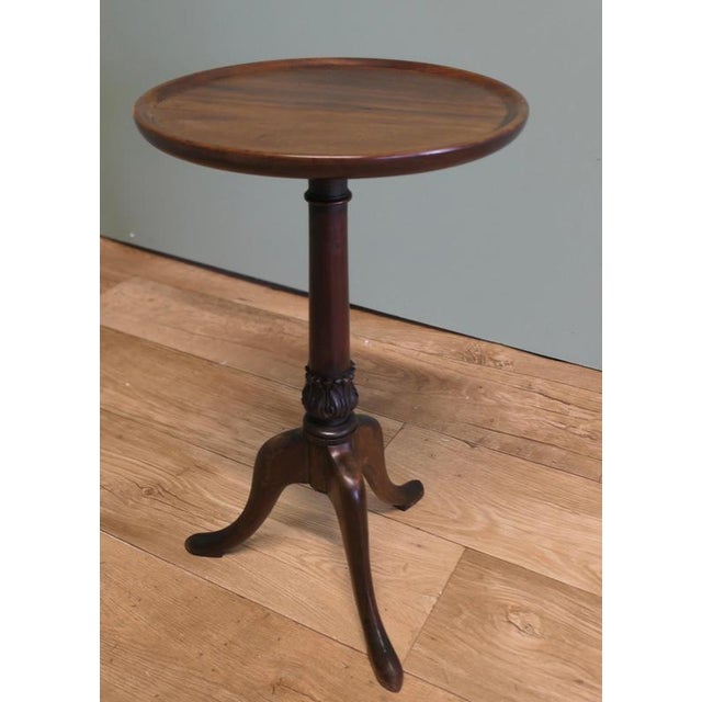 Small Victorian Wine Table with Three Footed Base For Sale - Image 3 of 7