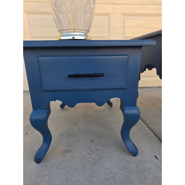 Measurements (inches) (#1) 24H x 24L x 21w (#2 )22H × 24L x 21w Beautifully & meticulous refinished matching...