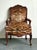 Vintage Hand Carved Scalamandre Fauteuil Chair For Sale In West Palm - Image 6 of 12