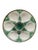 Longchamps 1950s French Majolica Oyster Plates Set of 4 For Sale - Image 4 of 6