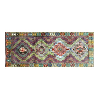1960s Turkish Oushak Runner For Sale