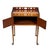 18th Century Style Side Table With Gallery Top and Storage, English For Sale - Image 4 of 8