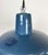 Metal Industrial Blue Enamel Factory Pendant Lamp, 1960s For Sale - Image 7 of 16