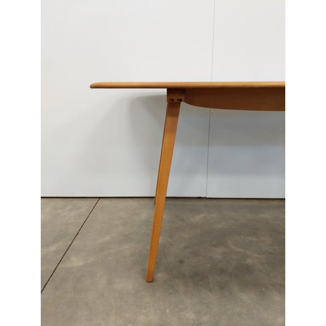 1960s Vintage Ercol Plank Dining Table For Sale - Image 5 of 9