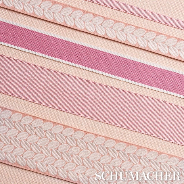Schumacher Schumacher Berkeley Tape Wide In Blush For Sale - Image 4 of 4