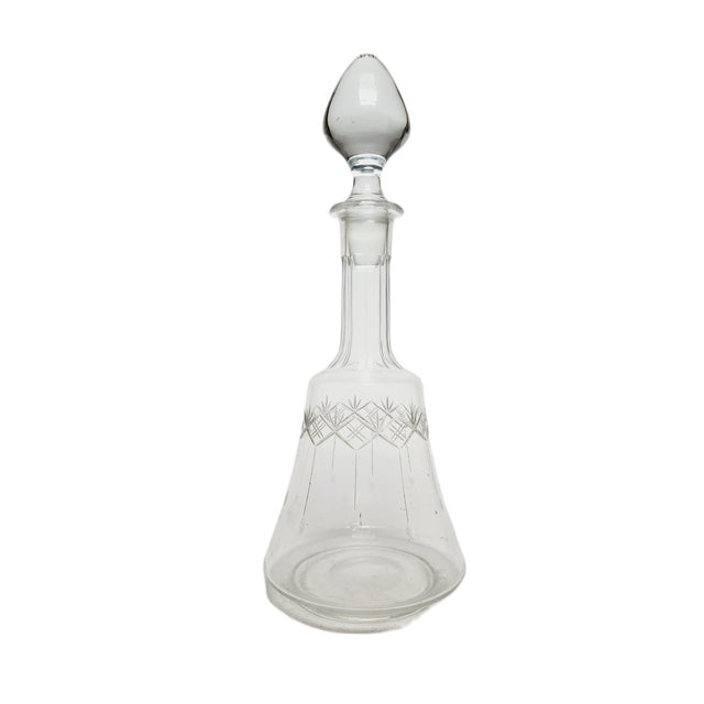 Art Deco Crystal Carafe, Germany, 1900s, in Very Good conditions. Designed 1890 to 1919