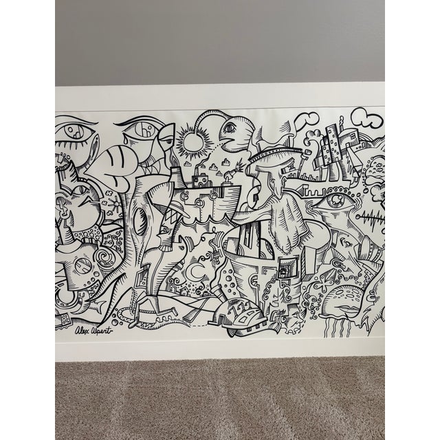 2020s Alex Alpert “Waves” Abstract Expressionism - Original 1/1 - 42” X 84” For Sale - Image 5 of 10