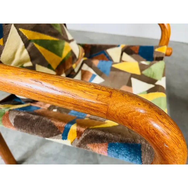 Danish Modern Bentwood Sling Chairs by Bernstorffsminde Mobelfabrik Circa 1970 For Sale In Philadelphia - Image 6 of 8