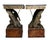 Brass George II Style Giltwood and Grey Marble Eagle Console Tables - a Pair For Sale - Image 8 of 10