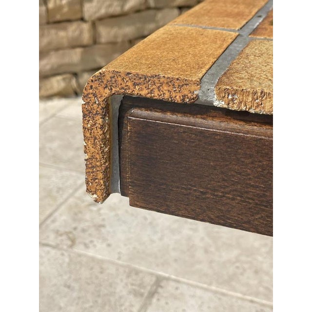 Brown Ceramic Coffee Table by Roger Capron, 1960s For Sale - Image 8 of 10