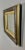 19th century English wood frame with mirror inset. The mirror is decorated with beautiful inlay designs throughout....