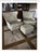 1960s Vintage Mid-Century Upholstered Wingback Lounge Chairs With Matching Ottoman, Carved Wood Frame, Custom Upholstery. For Sale - Image 5 of 5