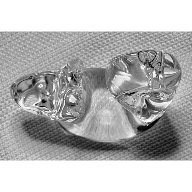 Figurative Vintage Handblown Art Glass Squirrel Sculpture Paperweight Figurine For Sale - Image 3 of 5