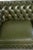 Chesterfield 2.5-seater Sofa in Green Cowhide Leather For Sale - Image 6 of 14