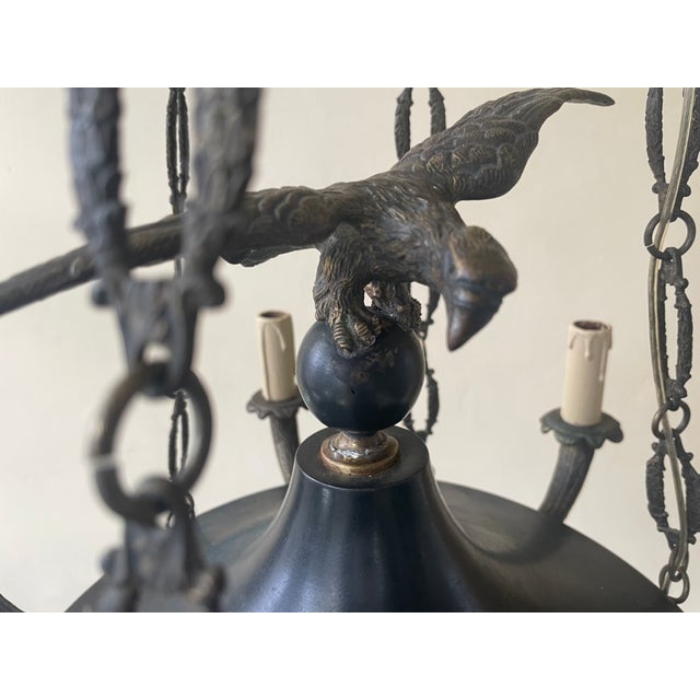 Antique French Pendant Lamp, 1800s For Sale - Image 12 of 18