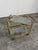 Mid-Century Gilt Brass Bar Cart, Circa 1960s For Sale In Los Angeles - Image 6 of 10