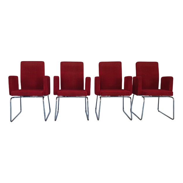 Pub & Club Chairs, Set of 4 For Sale