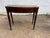 Early 20th Century Antique Federal Style Mahogany Fold Top Console Card Table For Sale - Image 5 of 17
