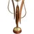 1960s Mid-Century Modern Atomic Three-Globe Spun Lucite/Acrylic Spaghetti Lamp With Walnut For Sale In Portland, ME - Image 6 of 8