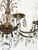 Brass Antique 8 Arm Sweet Sensational Brass Cut Lead Glass Crystal Chandelier For Sale - Image 8 of 15