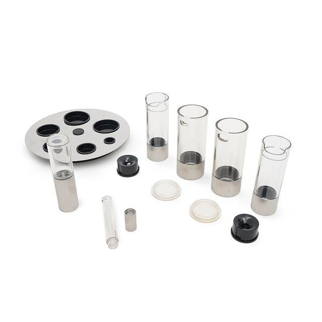 Metal Tabletop Set by Studio Opi for Cini and Nils, 1970s, Set of 6 For Sale - Image 7 of 14