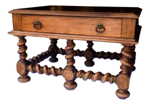 19th C. French Walnut Low Table