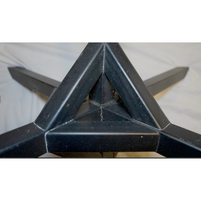 Wood Hand Made Ebonized Wood Coffee Table For Sale - Image 7 of 13