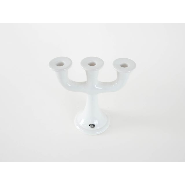 Vintage Swedish Ceramic Candleholder from Guldkroken Hjo, 1970s For Sale - Image 3 of 7