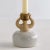Figurative Woman Ceramic Candlestick Holder White For Sale - Image 4 of 12