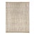 Ivory Modern Moroccan Style Wool Rug With Handmade Linear Pattern For Sale