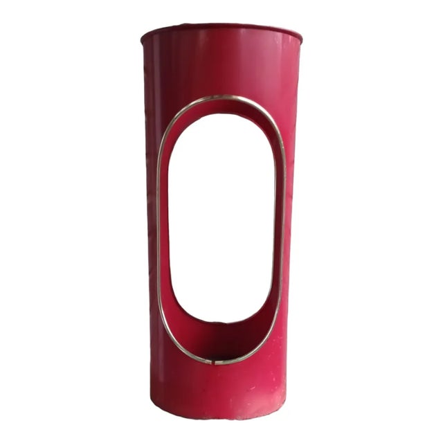 Metal Victorian Umbrella Stand in Brass and Metal For Sale - Image 7 of 10