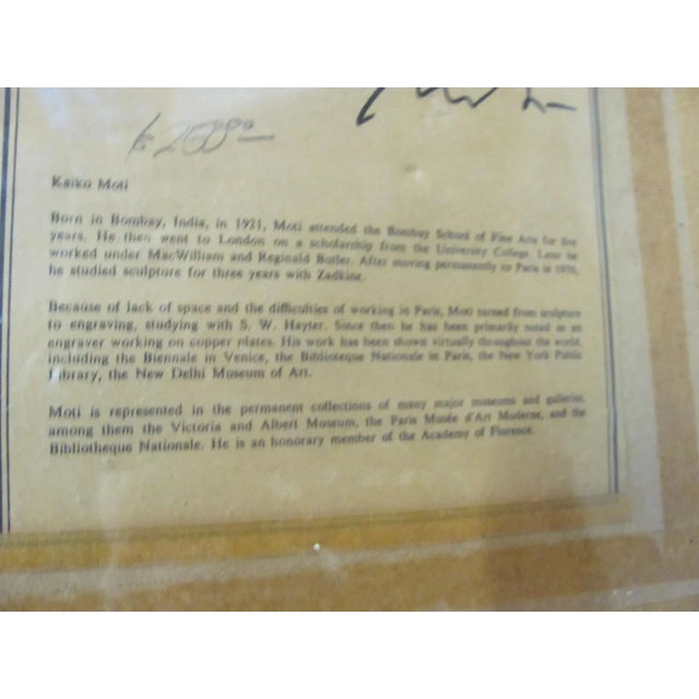 Kaiko Moti "Owl", 36"w X 29"h Print Under Plexi Signed and Numbered 63/65 For Sale - Image 9 of 11