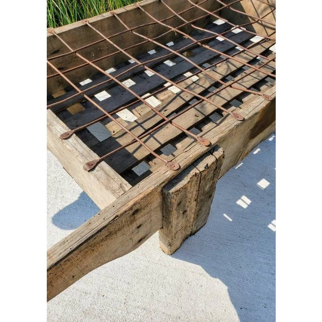 Wood 19th Century French Vineyard Wine Carrier For Sale - Image 7 of 11