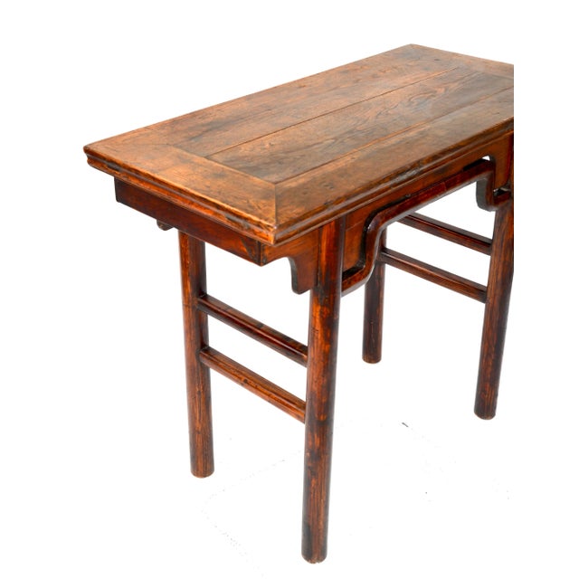 Wood Antique Chinese Elm Altar Table For Sale - Image 7 of 9