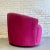 Pink Postmodern Swivel Lounge Chair / Armchair, C. 1980's For Sale - Image 9 of 13