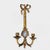 This is a pair of antique French Louis XVI style gilt bronze ribbon sconces with jasperware putti medallions. They are...