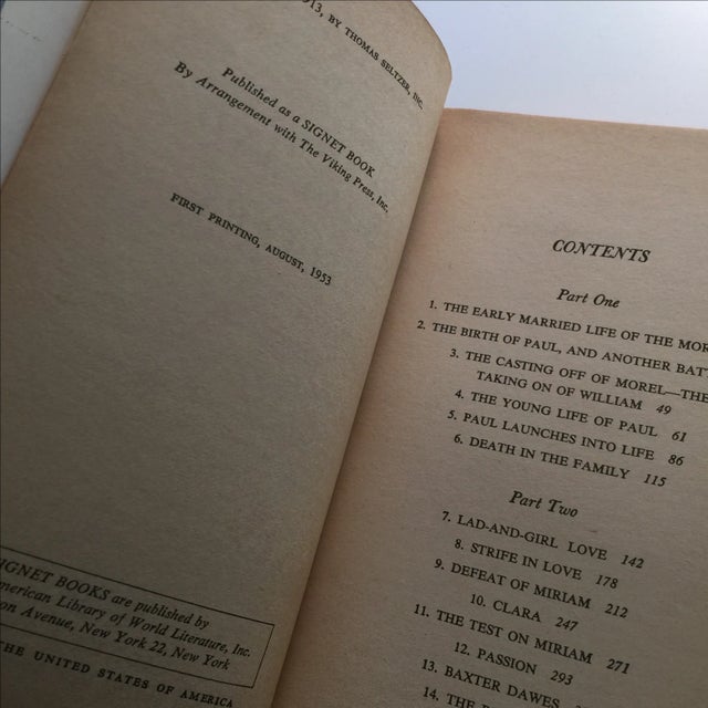 Sons and Lovers D.H. Lawrence 1953 For Sale - Image 5 of 5