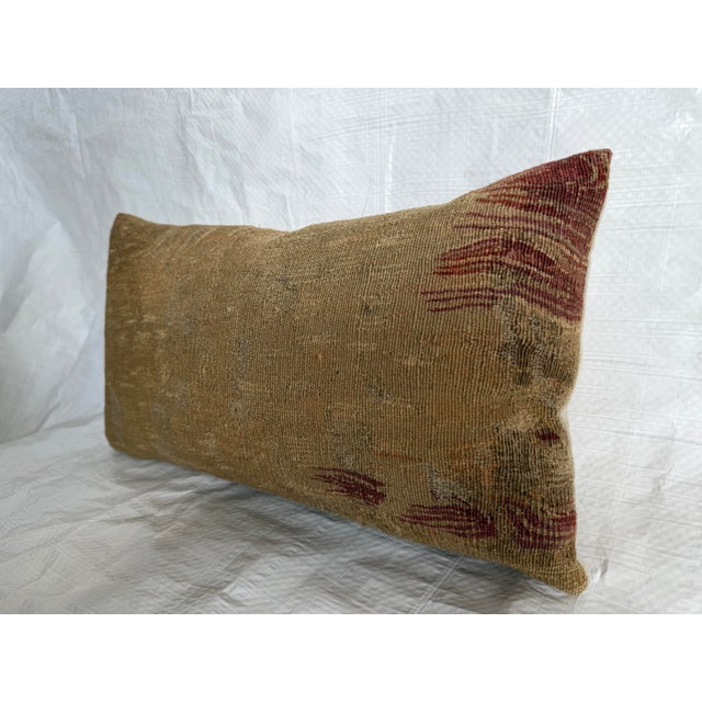 Renaissance 16th Century Brussels Tapestry Pillow With Faded Heraldic Motif For Sale - Image 3 of 7