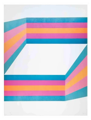 Renato Livi, Perspective, Lithograph, 1971