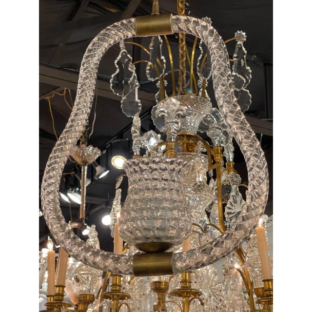 Italian Vintage Barovier Murano Glass Pendant For Sale - Image 3 of 6