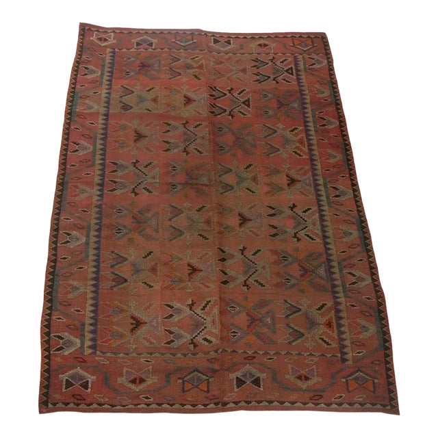 Antique Abstract Verneh Rug For Sale