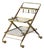 Italian Modern, Bar Cart, Teak, Brass, Glass, Italy, 1950s For Sale