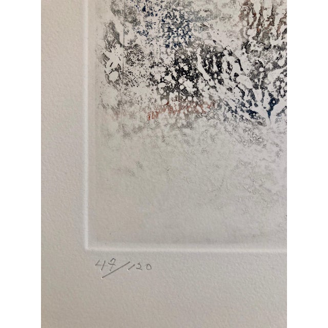 Abstract Expressionism Don Fink, 60s American Abstract Expressionist Untitled Abstract Color Composition Etching, 1968 For Sale - Image 3 of 6