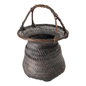 19th or 20th Century Japanese Ikebana Hanakago Flower Arranging Basket