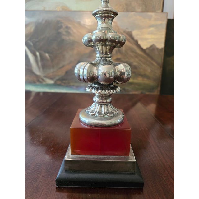 Mid-Century Modern Vintage Mid Century Modern Trophy Chrome Bakelite For Sale - Image 3 of 6