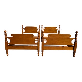 Conant Ball Solid Maple Twin Beds- a Pair For Sale